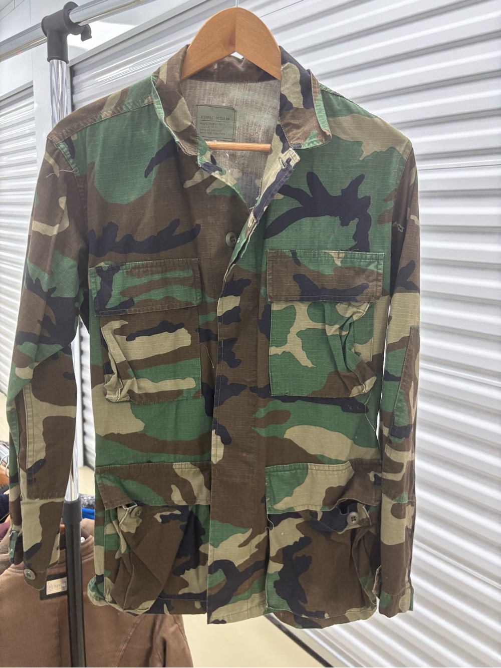 Camouflage Military-Style Field Jacket - Woodland Camo